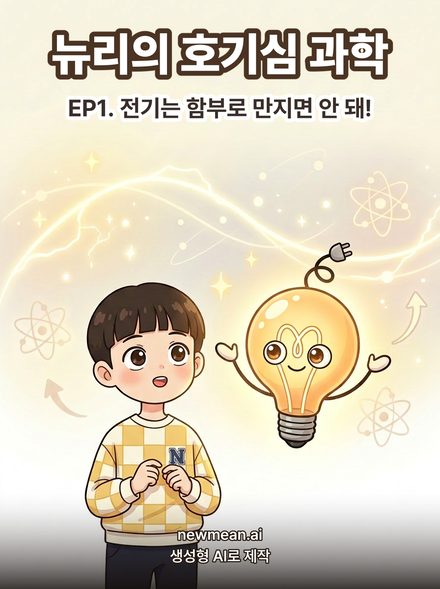 뉴리의 호기심 과학 EP1 표지